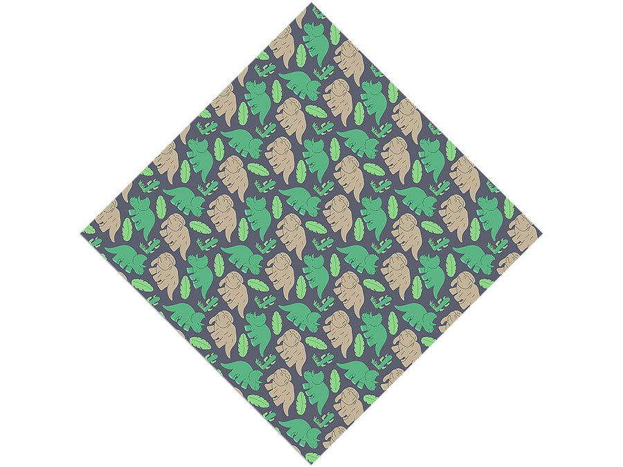 Herbivorous Parade Dinosaur Vinyl Wrap Pattern