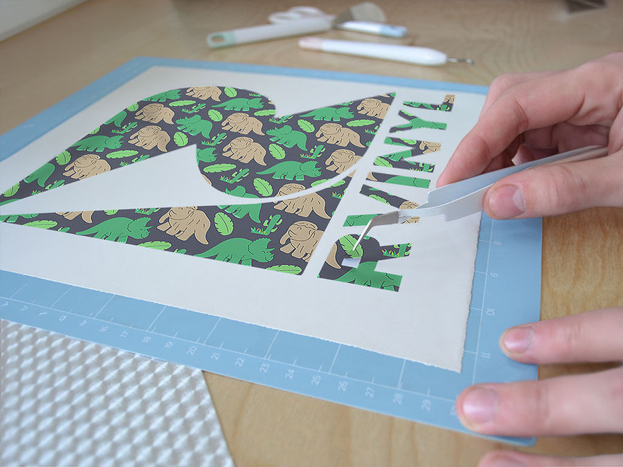 herbivorous parade dinosaur Easy Weed Craft Vinyl