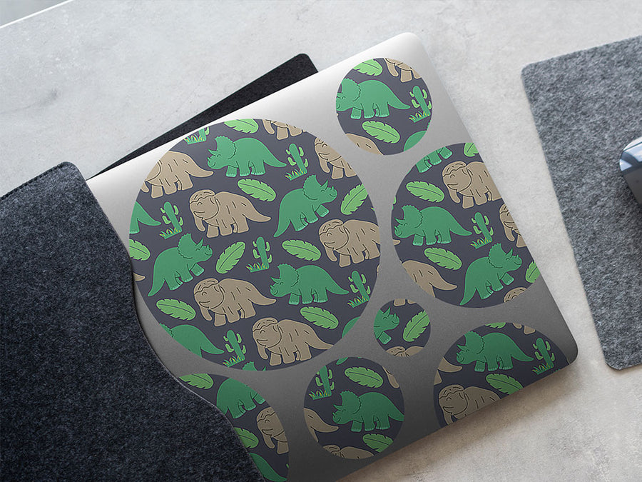 herbivorous parade dinosaur DIY Laptop Stickers