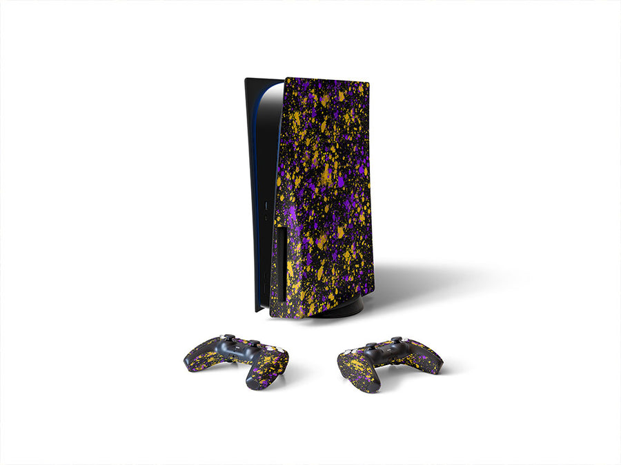 hey delilah paint splatter Sony PS5 DIY Skin