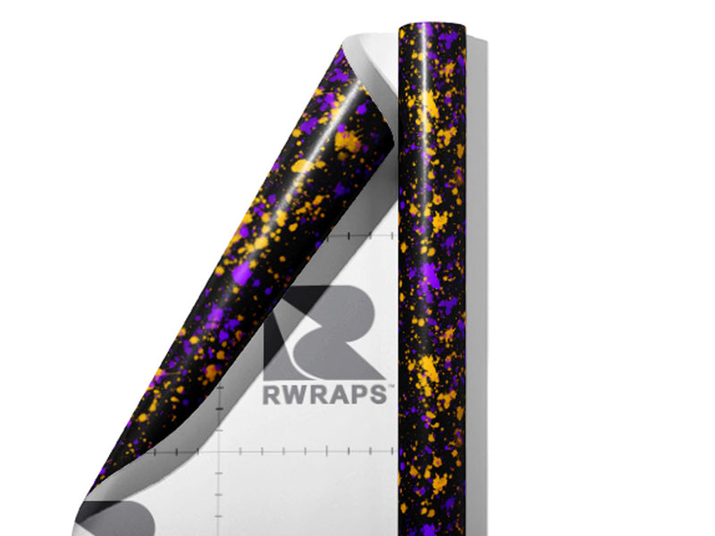 Hey Delilah Paint Splatter Wrap Film Sheets~Rwraps Series 914 Hey Delilah Paint Splatter Scrolled Sheet~3