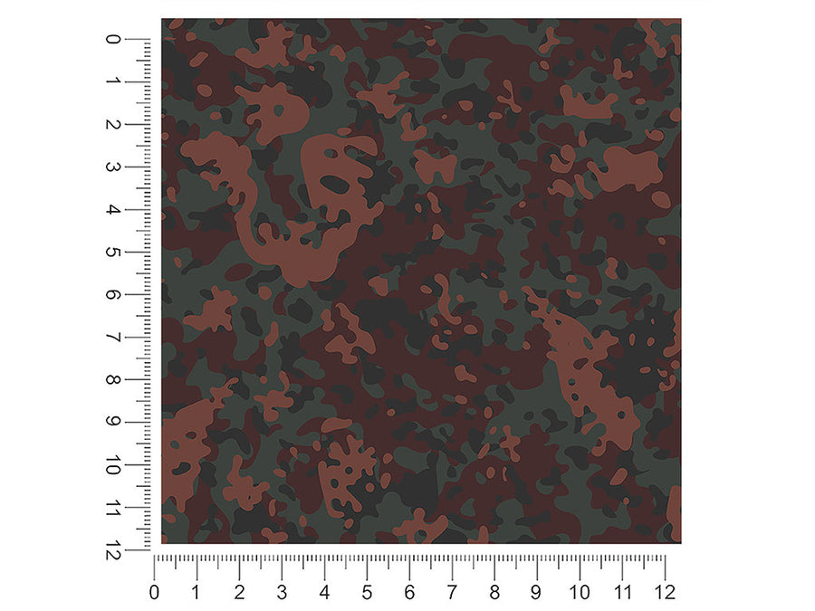 hickory flecktarn camouflage 1ft x 1ft Craft Sheets