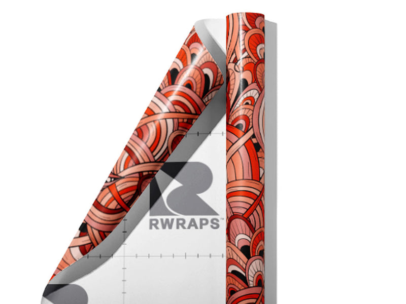 Hidden Dryads Floral Wrap Film Sheets~Rwraps Series 914 Hidden Dryads Floral Scrolled Sheet~3
