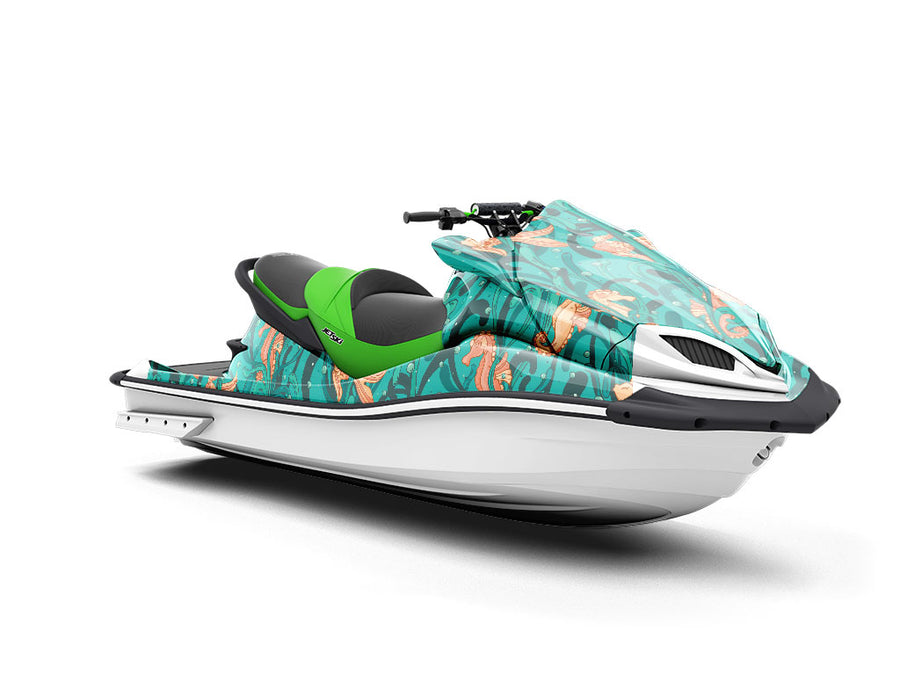 Hidden Horses Marine Life Jet Ski Vinyl Customized Wrap