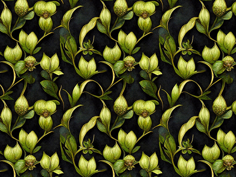 Hidden Ivy Floral Vinyl Wrap Pattern~Rwraps Series 914 Digitally Printed Vinyl Wrap~0