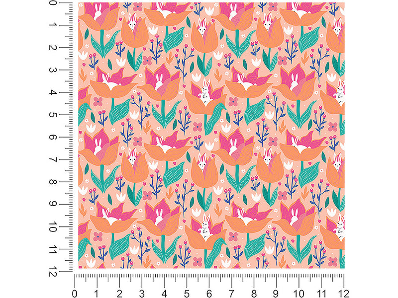 hidden tulips animal 1ft x 1ft Craft Sheets