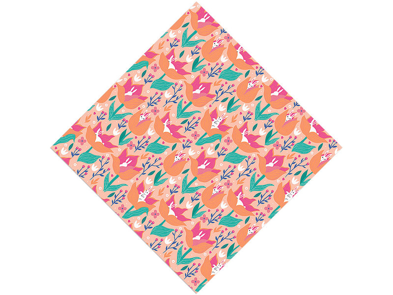 Hidden Tulips Animal Vinyl Wrap Pattern