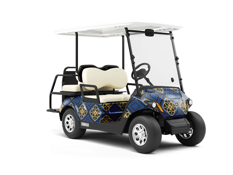 Hidden Wonders Art Deco Wrapped Golf Cart