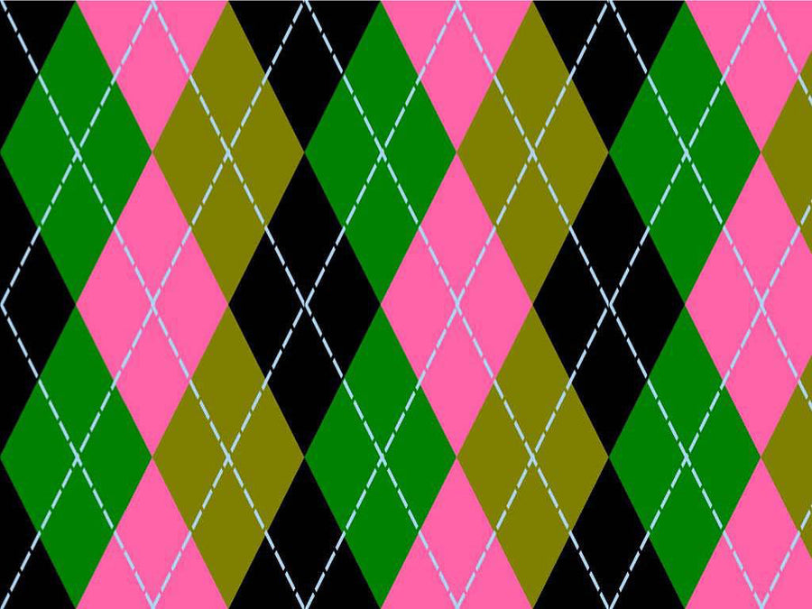 High Contrast Argyle Vinyl Wrap Pattern~Rwraps Series 914 Digitally Printed Vinyl Wrap~0