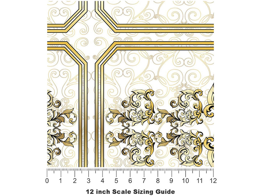 High End Tile Vinyl Film Pattern Size 12 inch Scale~Rwraps High End Tile Sizing Chart~3