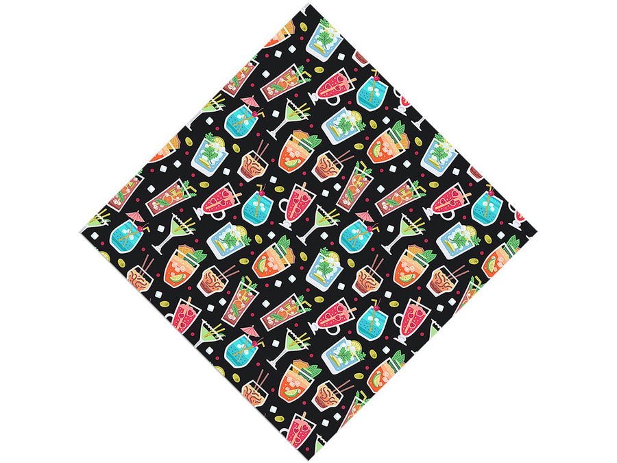 High Spirits Alcohol Vinyl Wrap Pattern