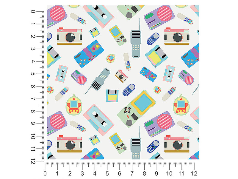 high tech retro 1ft x 1ft Craft Sheets