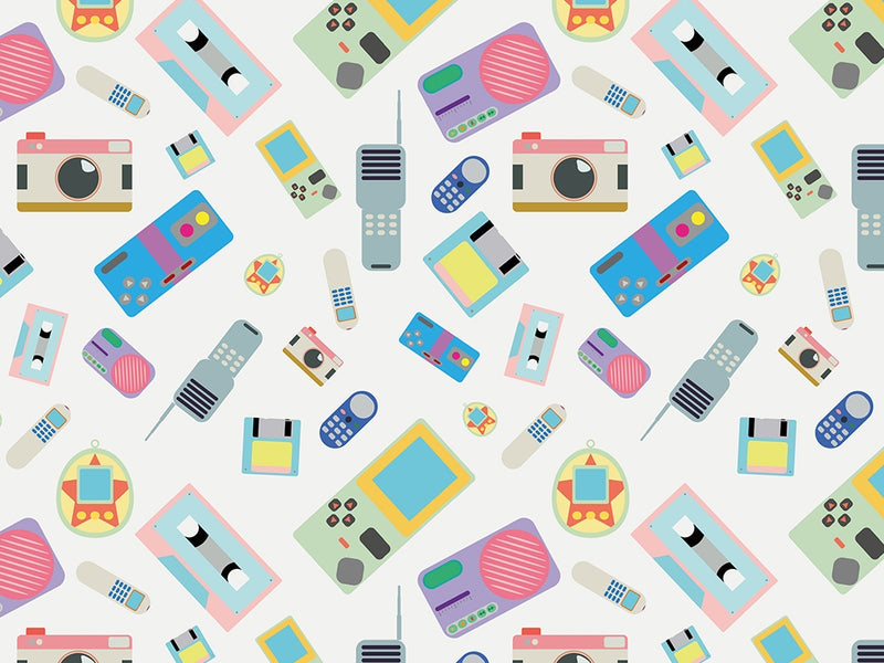 High Tech Retro Vinyl Wrap Pattern~Rwraps Series 914 Digitally Printed Vinyl Wrap~0