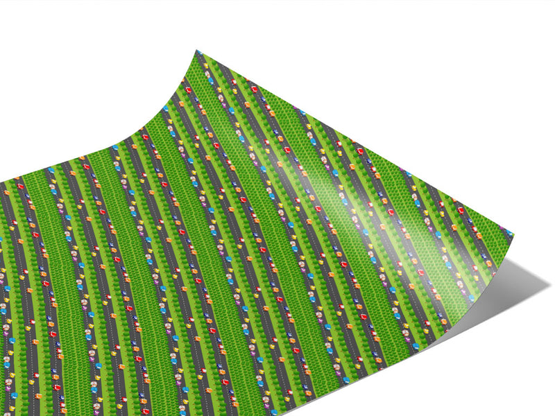 Highway Commute Cityscape Vinyl Wraps~Rwraps Series 914 Digitally Printed Vinyl Wrap~1
