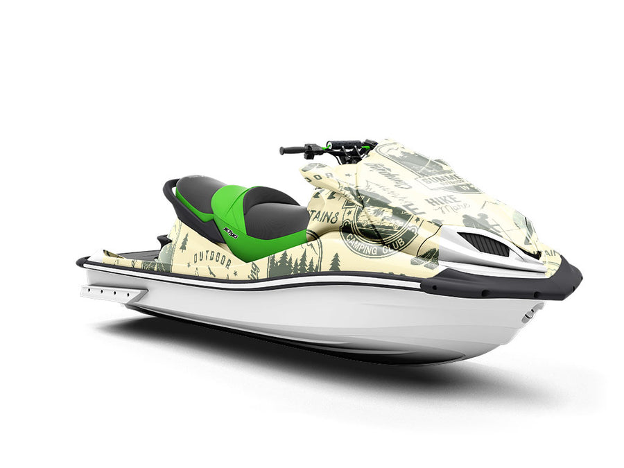 Hike More Camping Jet Ski Vinyl Customized Wrap