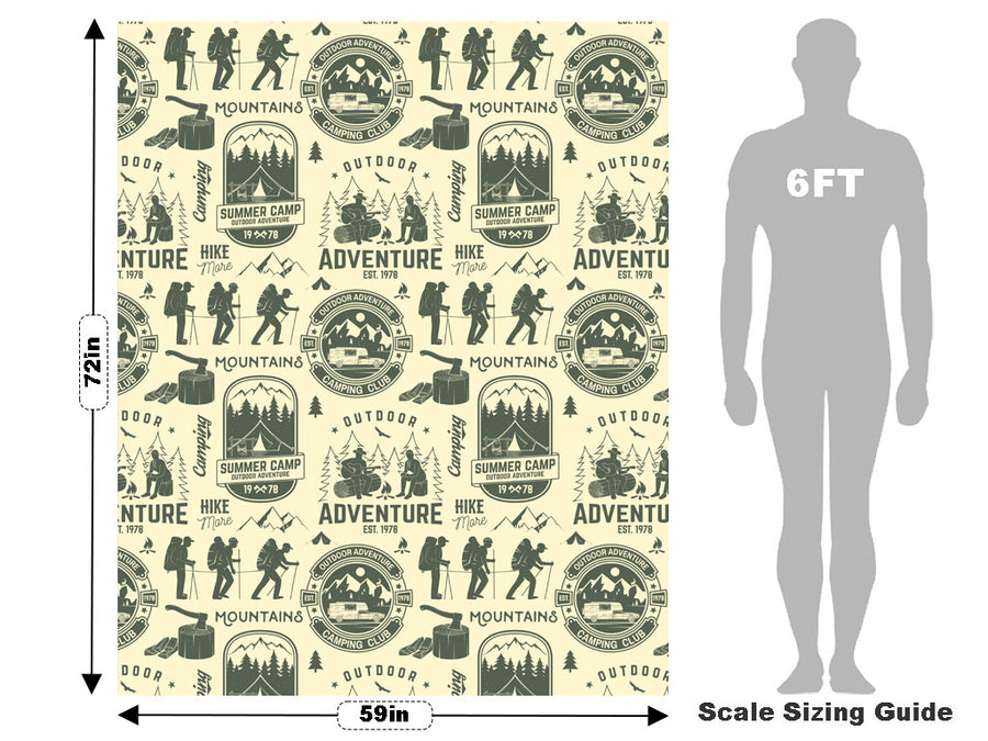 Hike More Camping Vehicle Wrap Scale~Rwraps Series 914 Hike More Camping Measurements~1