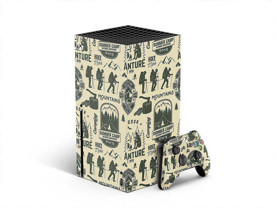 hike more camping XBOX DIY Decal
