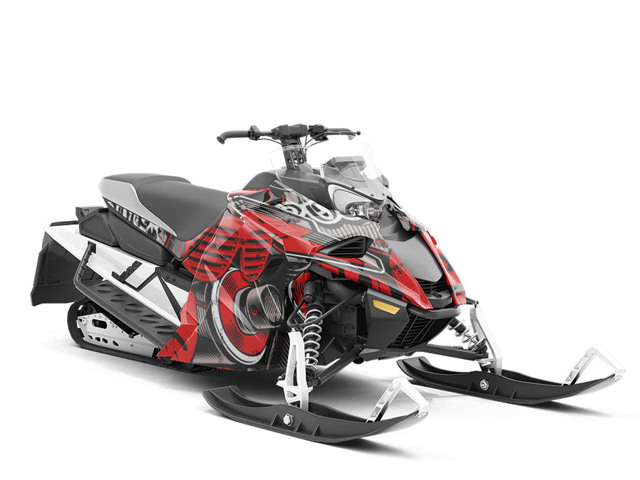 Hip Hop Beats Graffiti Custom Wrapped Snowmobile