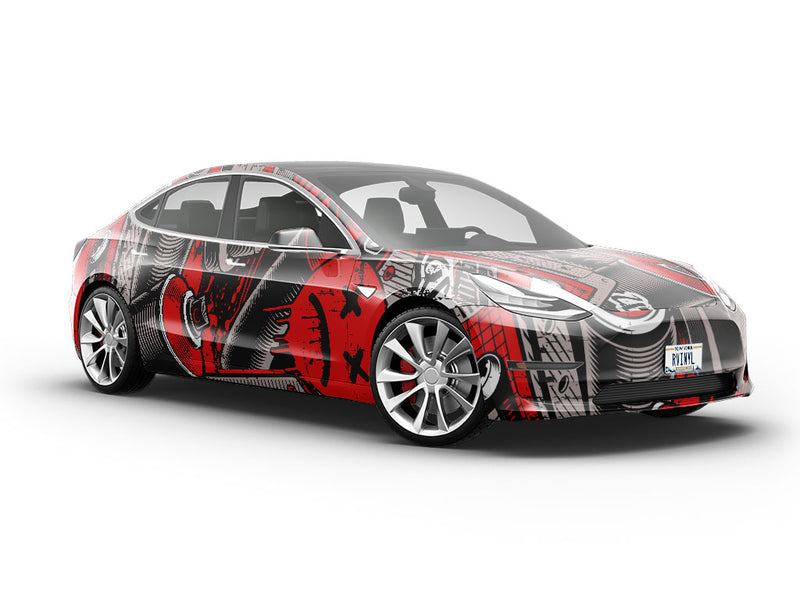 Hip Hop Beats Graffiti Vehicle Vinyl Wrap
