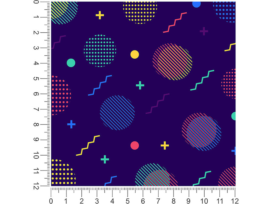his dreams abstract geometric 1ft x 1ft Craft Sheets