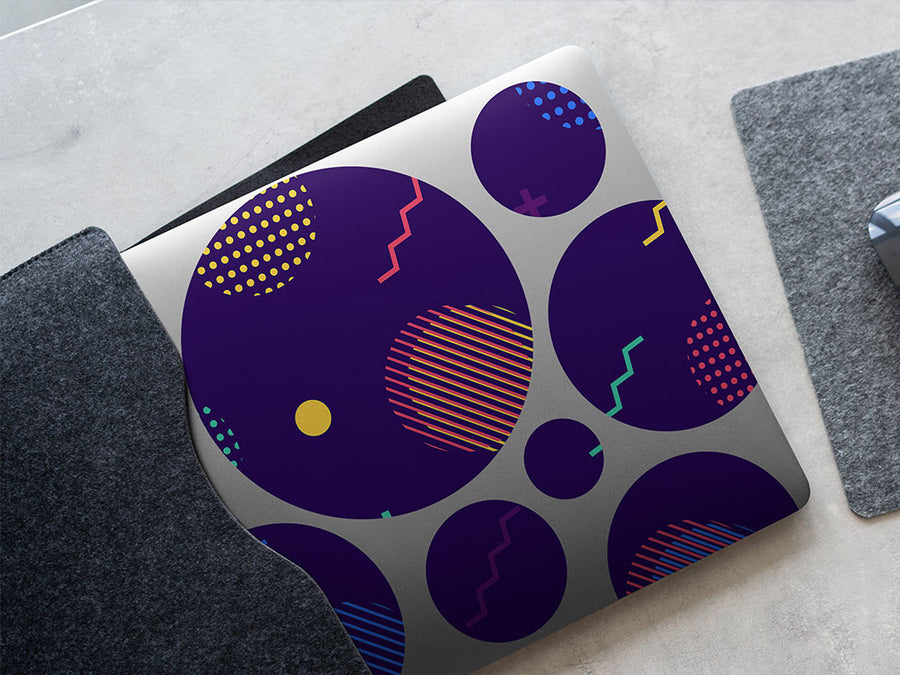 his dreams abstract geometric DIY Laptop Stickers