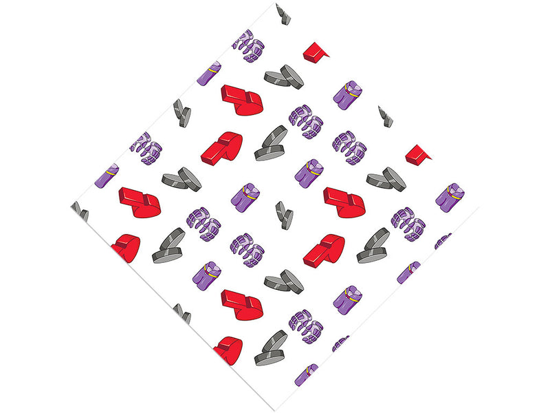 Hockey Gloves Sport Vinyl Wrap Pattern