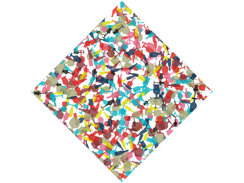 Holding Liquor Alcohol Vinyl Wrap Pattern