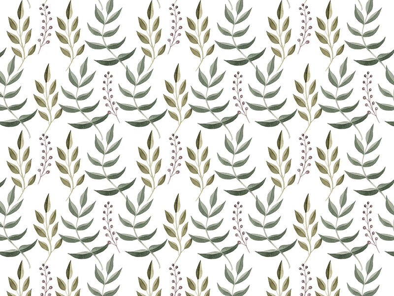 Holiday Fern Floral Vinyl Wrap Pattern~Rwraps Series 914 Digitally Printed Vinyl Wrap~0