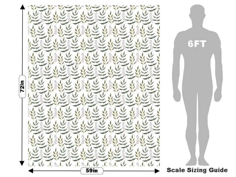 Holiday Fern Floral Vehicle Wrap Scale~Rwraps Series 914 Holiday Fern Floral Measurements~1