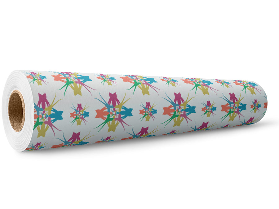 Holiday Party Abstract Wrap Film Wholesale Roll~Rwraps Series 914 Digitally Printed Vinyl Roll~5