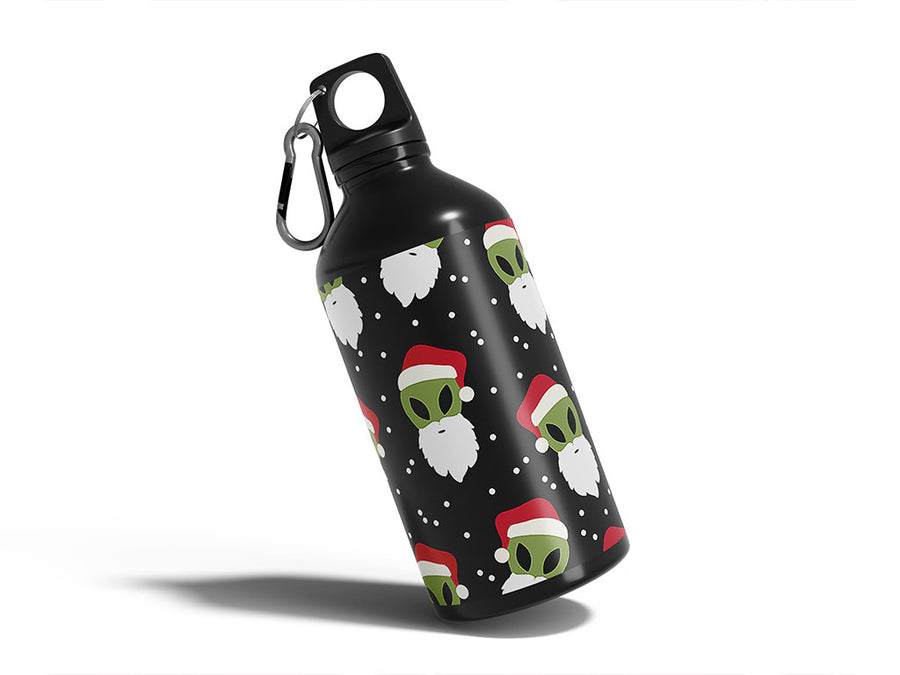 holly jolly science fiction Water Bottle DIY Stickers