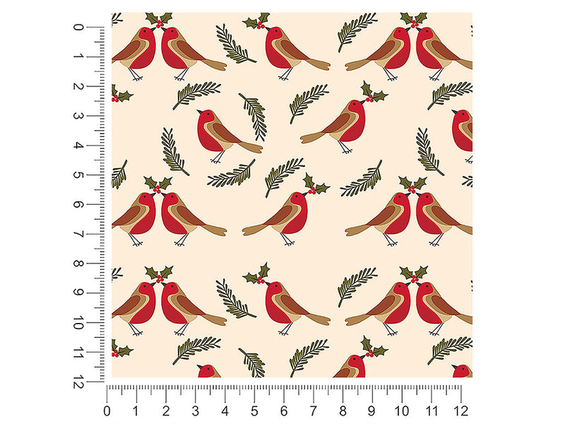 holly jolly bird 1ft x 1ft Craft Sheets