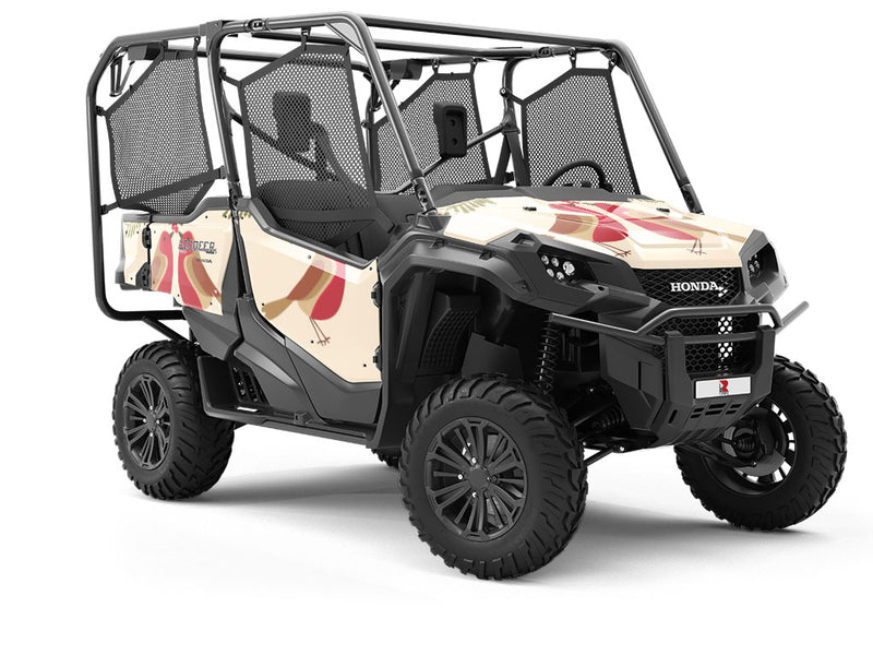 Holly Jolly Birds Utility Vehicle Vinyl Wrap