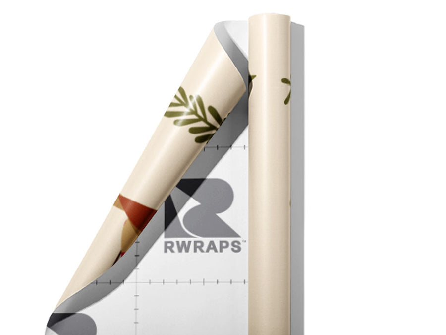 Holly Jolly Birds Wrap Film Sheets~Rwraps Series 914 Holly Jolly Birds Scrolled Sheet~3