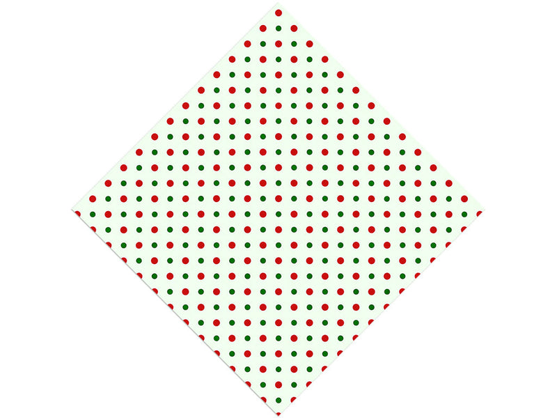 Holly Jolly Polka Dot Vinyl Wrap Pattern