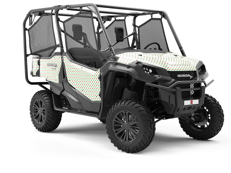 Holly Jolly Polka Dot Utility Vehicle Vinyl Wrap