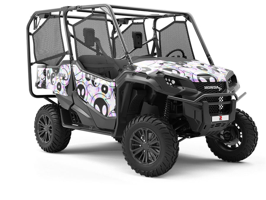 Holographic Aliens Sticker Bomb Utility Vehicle Vinyl Wrap