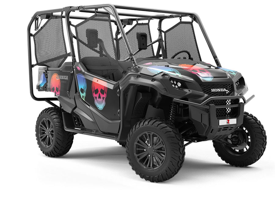 Hombre Skulls Tattoo Utility Vehicle Vinyl Wrap