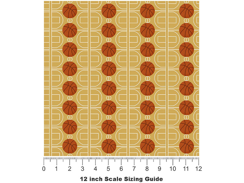 Homecourt Advantage Sport Vinyl Film Pattern Size 12 inch Scale~Rwraps Homecourt Advantage Sport Sizing Chart~2