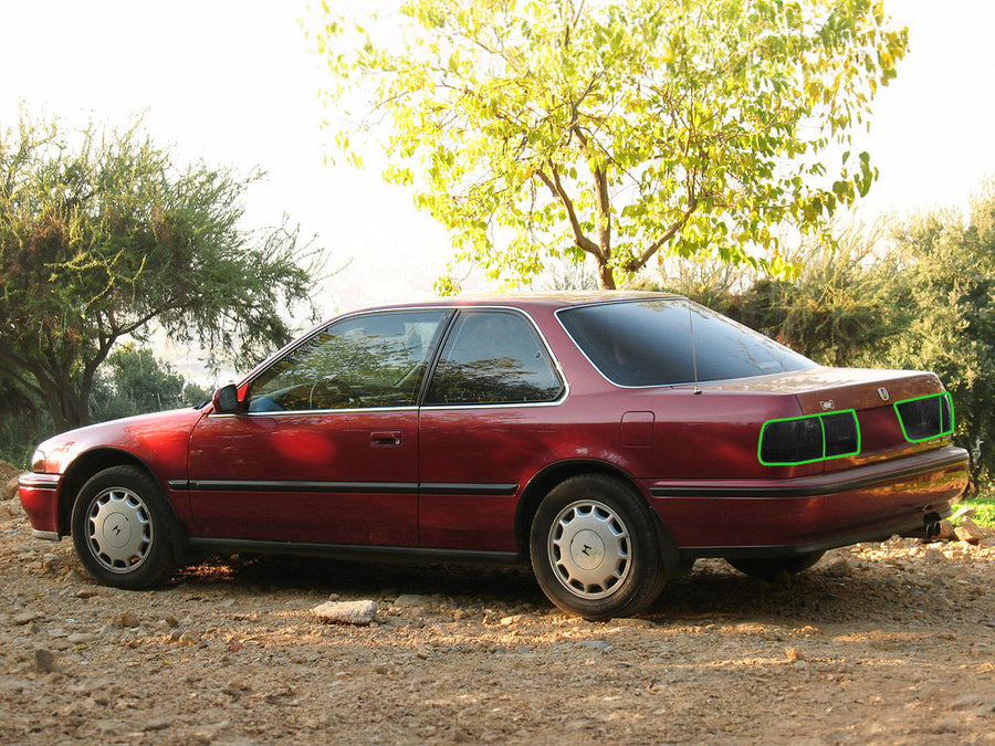 accord (sedan) Tail Light Tint Installation Points