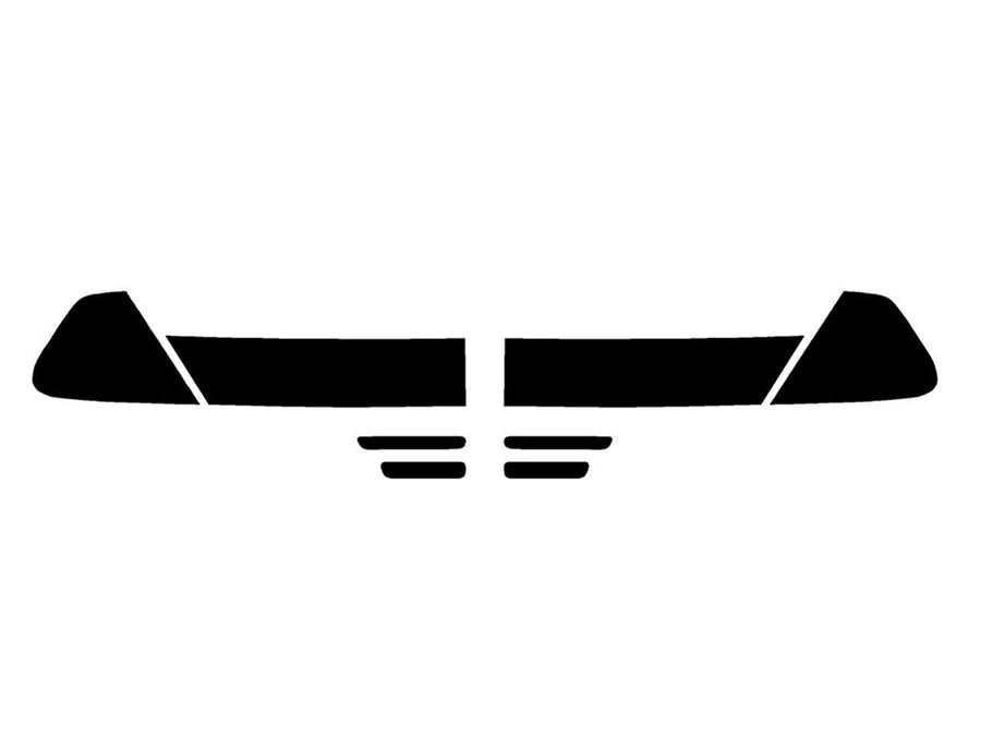 accord (coupe) Precut Tail Light Tint Diagram