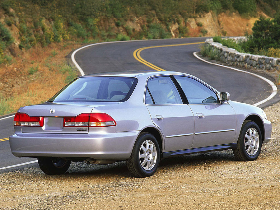 honda accord 1998-2002 (sedan) Brushed Aluminum Black Pillar Trim