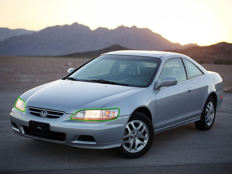honda accord 2003-2005 (coupe) Headlight Protection Installation Location