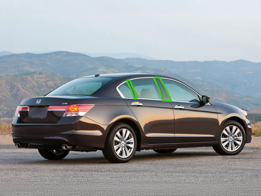 honda accord 2008-2012 (sedan) Pillar Post Trim Installation Location