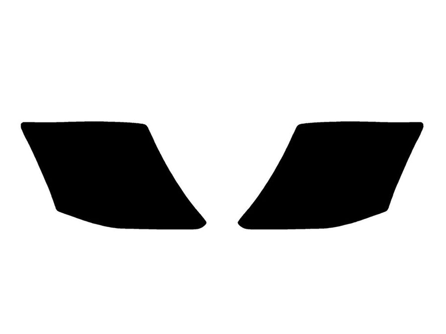 accord (coupe) Precut Tail Light Tint Diagram