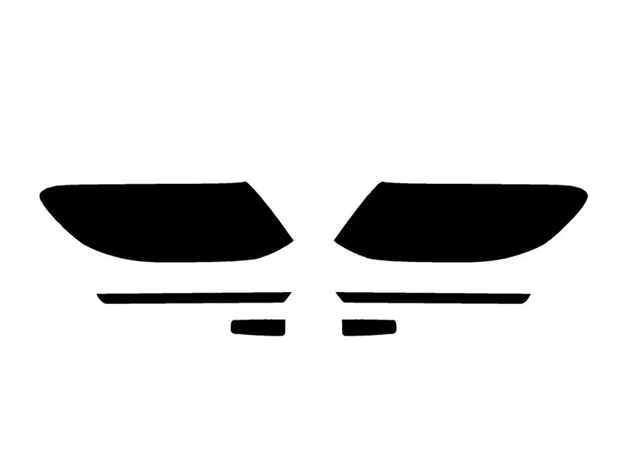accord (coupe) Precut Tail Light Tint Diagram
