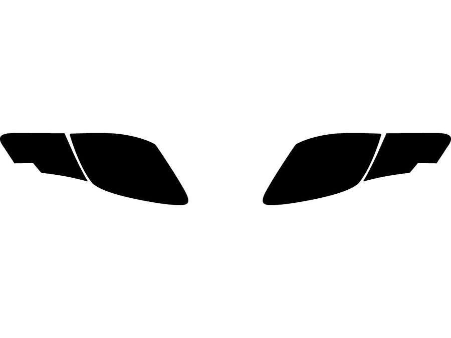 accord (sedan) Precut Tail Light Tint Diagram