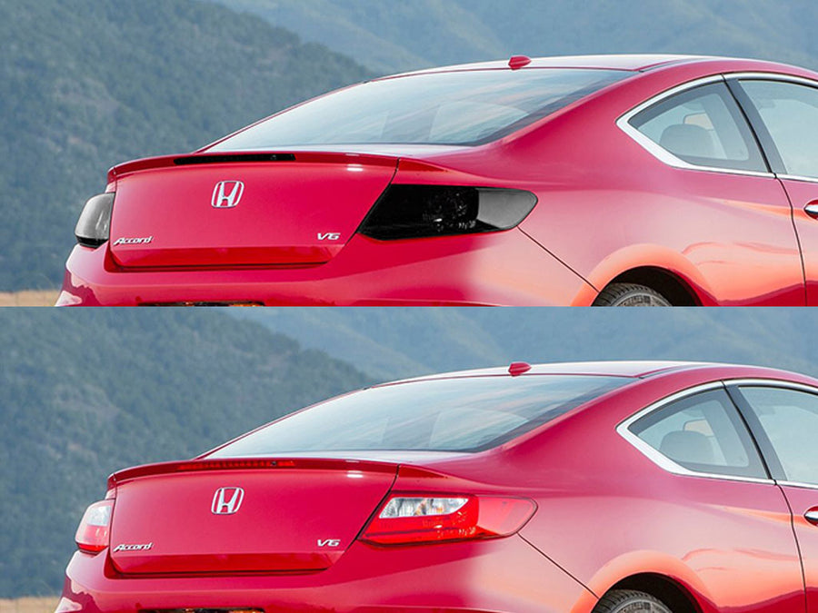 accord (coupe) Before and After Smoked Taillights