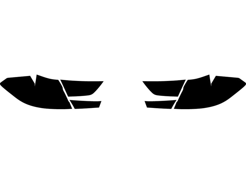 accord (sedan) Precut Tail Light Tint Diagram