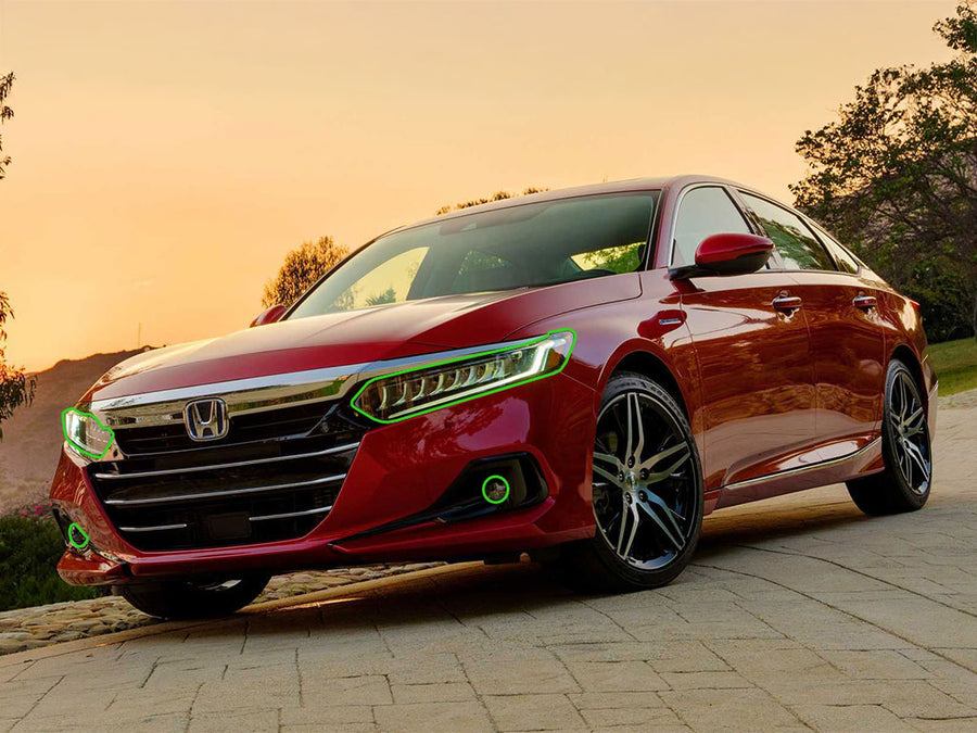 honda accord 2018-2022 Headlight Protection Installation Location